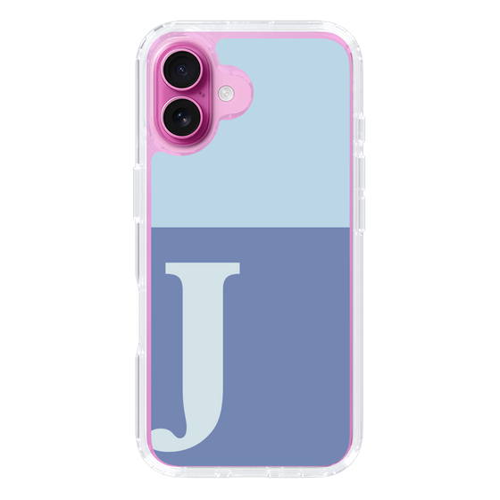 Slim Protection Case［ オリジナル - initial two tone - J blue ］