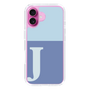 Slim Protection Case［ オリジナル - initial two tone - J blue ］