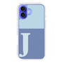 Slim Protection Case［ オリジナル - initial two tone - J blue ］