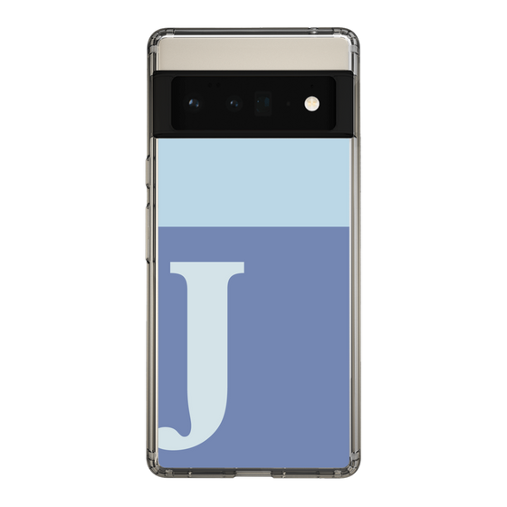 Slim Protection Case［ Original - initial two tone - J blue ］