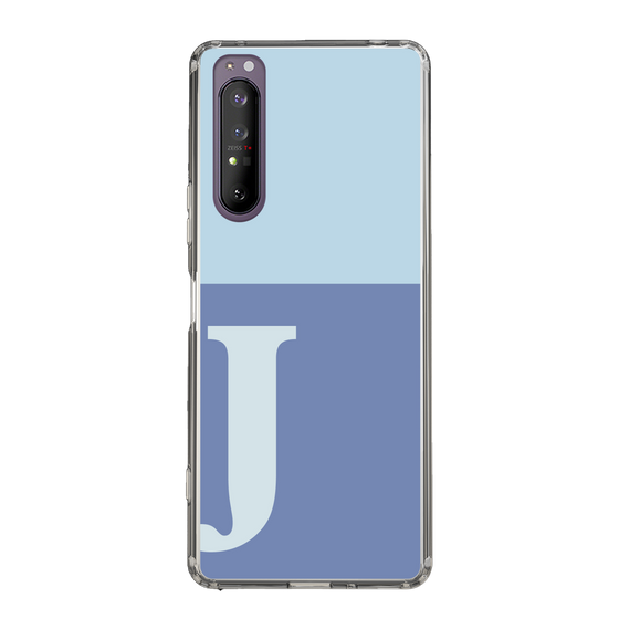 Slim Protection Case［ Original - initial two tone - J blue ］
