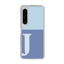 Slim Protection Case［ Original - initial two tone - J blue ］