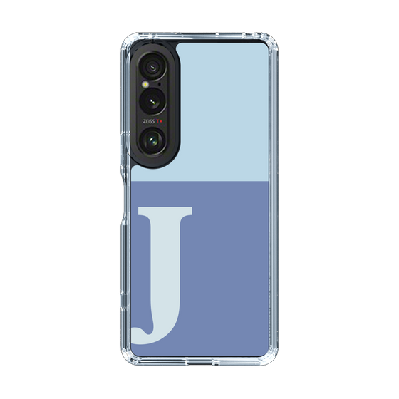 Slim Protection Case［ Original - initial two tone - J blue ］