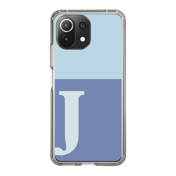 Slim Protection Case［ Original - initial two tone - J blue ］