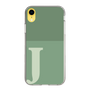 Slim Protection Case［ Original - initial two tone - J green ］