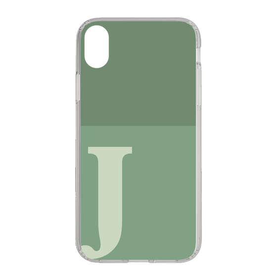 Slim Protection Case［ Original - initial two tone - J green ］