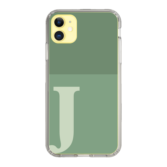 Slim Protection Case［ Original - initial two tone - J green ］