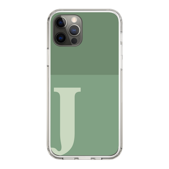 Slim Protection Case［ Original - initial two tone - J green ］