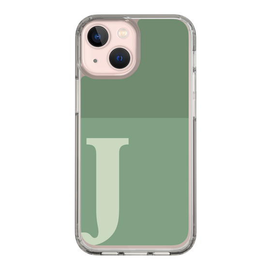 Slim Protection Case［ Original - initial two tone - J green ］
