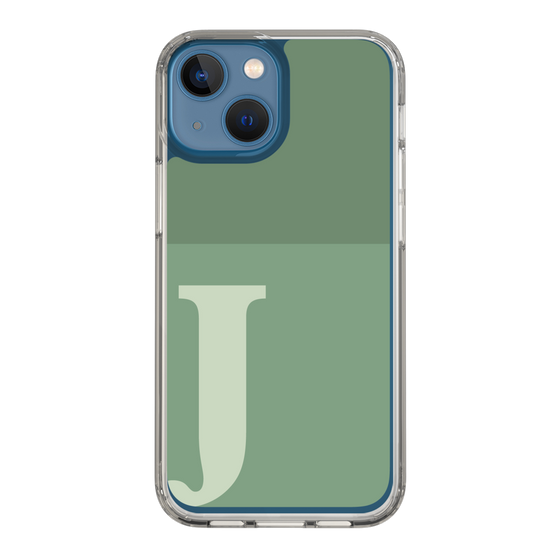 Slim Protection Case［ Original - initial two tone - J green ］