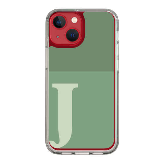 Slim Protection Case［ Original - initial two tone - J green ］