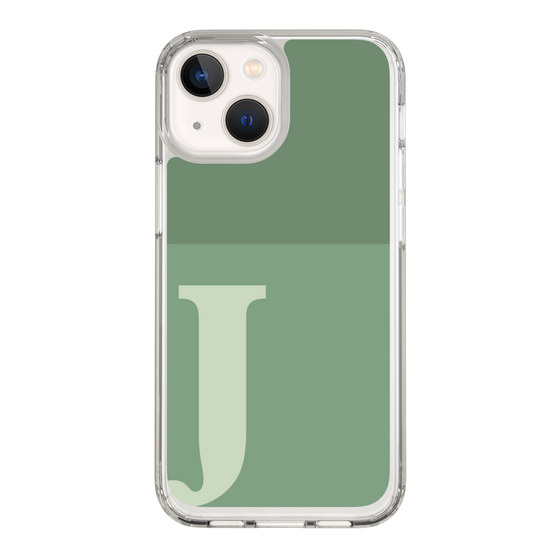 Slim Protection Case［ Original - initial two tone - J green ］