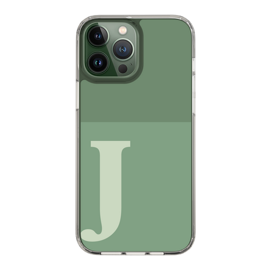 Slim Protection Case［ Original - initial two tone - J green ］