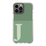 Slim Protection Case［ Original - initial two tone - J green ］