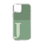 Slim Protection Case［ Original - initial two tone - J green ］