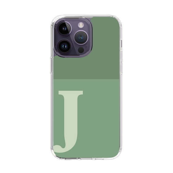 Slim Protection Case［ Original - initial two tone - J green ］