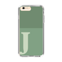 Slim Protection Case［ Original - initial two tone - J green ］