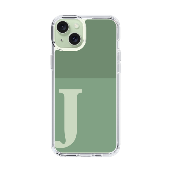 Slim Protection Case［ Original - initial two tone - J green ］