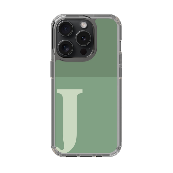 Slim Protection Case［ Original - initial two tone - J green ］
