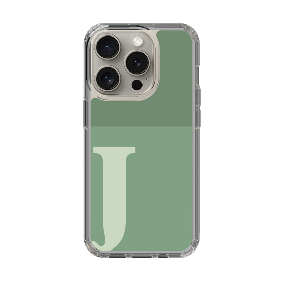Slim Protection Case［ Original - initial two tone - J green ］