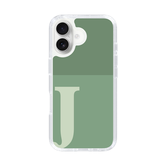 Slim Protection Case［ オリジナル - initial two tone - J green ］