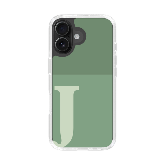Slim Protection Case［ オリジナル - initial two tone - J green ］