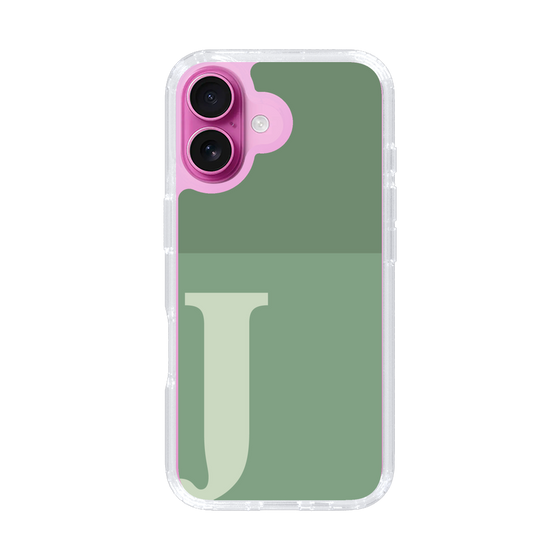 Slim Protection Case［ オリジナル - initial two tone - J green ］