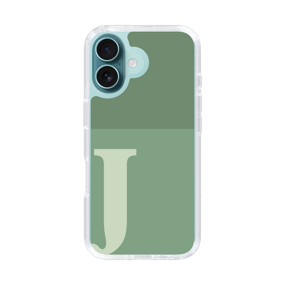 Slim Protection Case［ オリジナル - initial two tone - J green ］