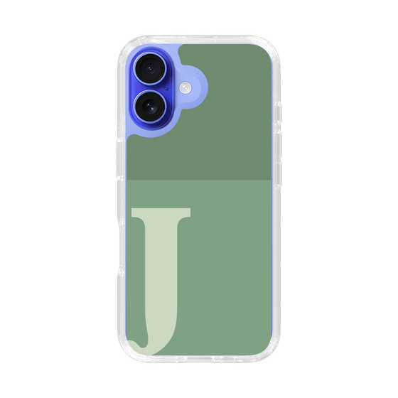 Slim Protection Case［ オリジナル - initial two tone - J green ］