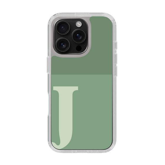 Slim Protection Case［ オリジナル - initial two tone - J green ］