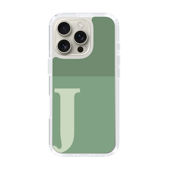 Slim Protection Case［ オリジナル - initial two tone - J green ］