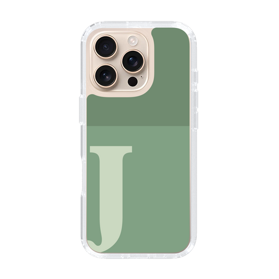 Slim Protection Case［ オリジナル - initial two tone - J green ］
