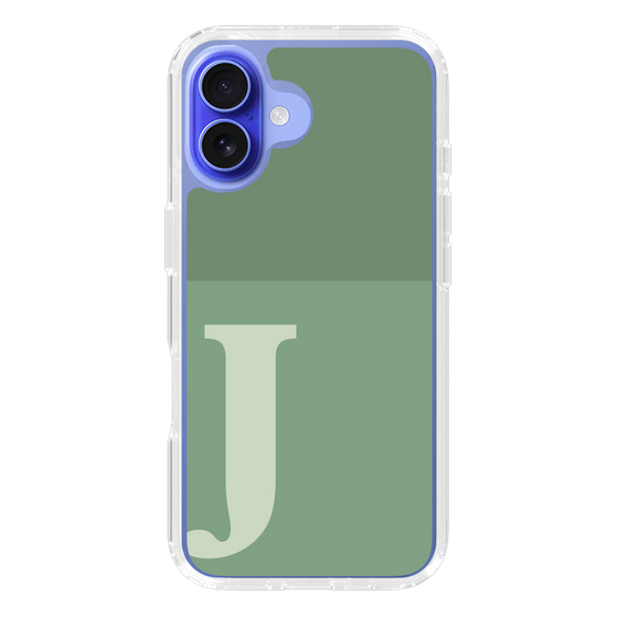 Slim Protection Case［ オリジナル - initial two tone - J green ］