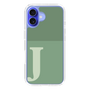 Slim Protection Case［ オリジナル - initial two tone - J green ］
