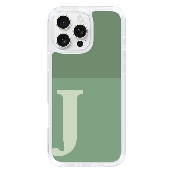 Slim Protection Case［ オリジナル - initial two tone - J green ］