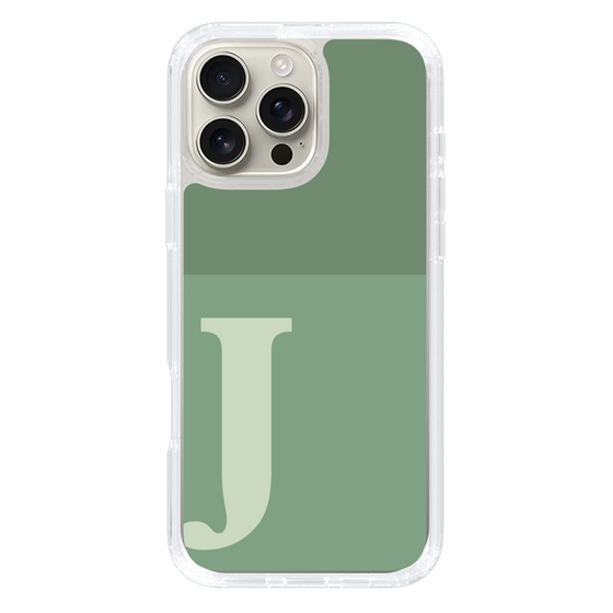 Slim Protection Case［ オリジナル - initial two tone - J green ］