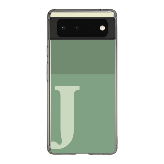 Slim Protection Case［ Original - initial two tone - J green ］