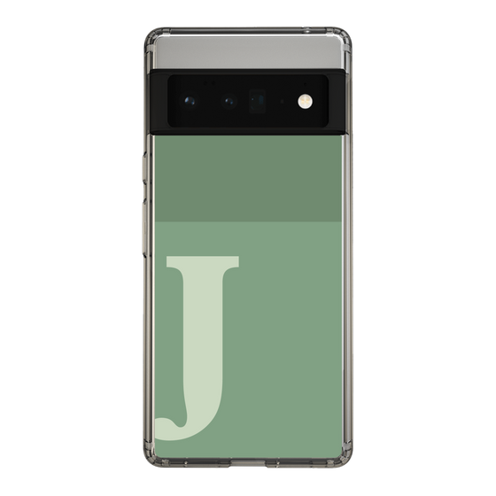 Slim Protection Case［ Original - initial two tone - J green ］