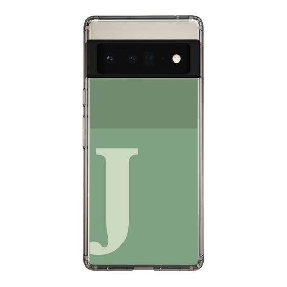 Slim Protection Case［ Original - initial two tone - J green ］