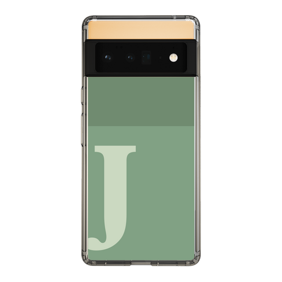 Slim Protection Case［ Original - initial two tone - J green ］