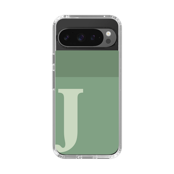 Slim Protection Case［ Original - initial two tone - J green ］
