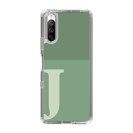 Slim Protection Case［ Original - initial two tone - J green ］