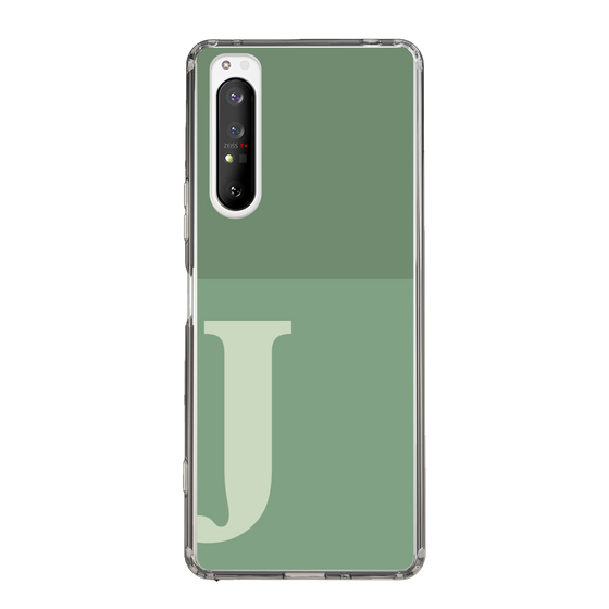 Slim Protection Case［ Original - initial two tone - J green ］