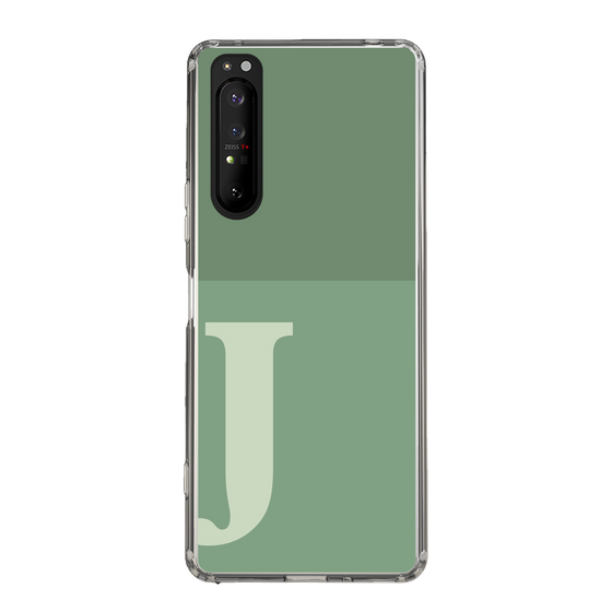 Slim Protection Case［ Original - initial two tone - J green ］