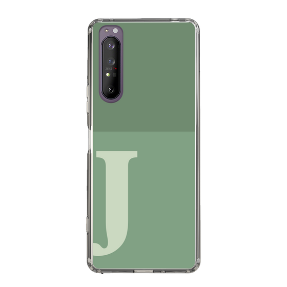 Slim Protection Case［ Original - initial two tone - J green ］