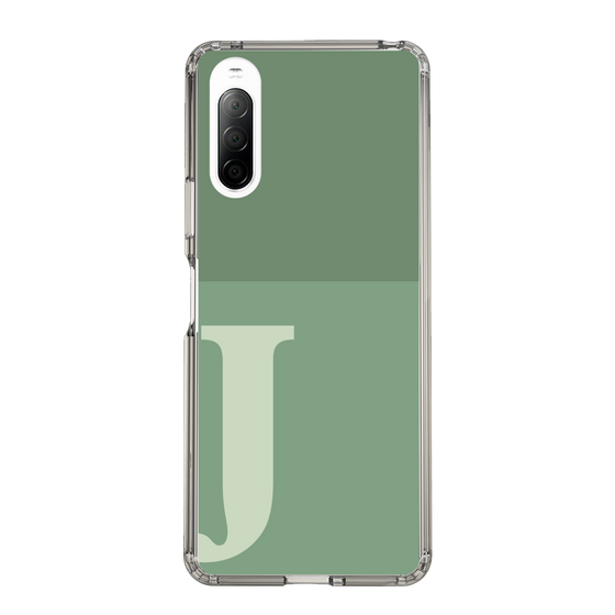 Slim Protection Case［ Original - initial two tone - J green ］