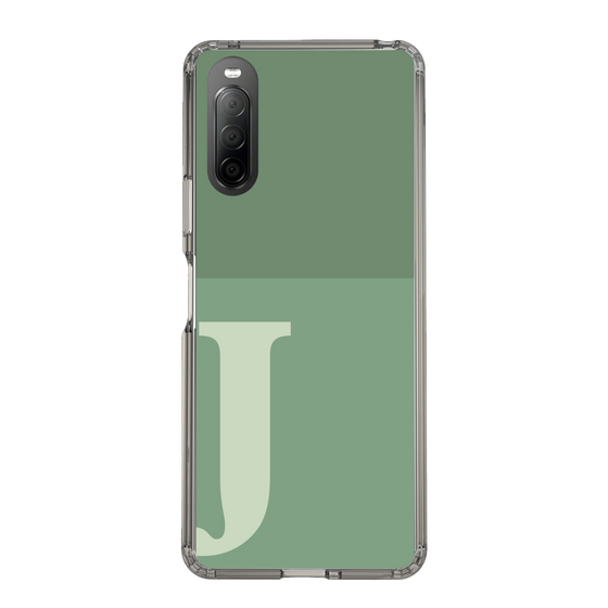 Slim Protection Case［ Original - initial two tone - J green ］