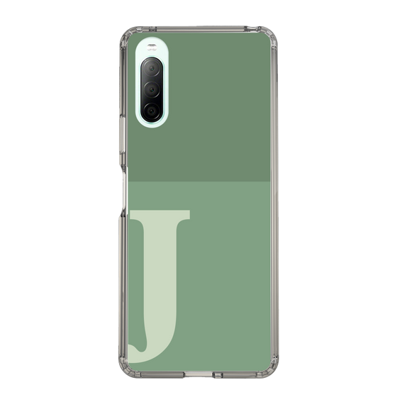 Slim Protection Case［ Original - initial two tone - J green ］