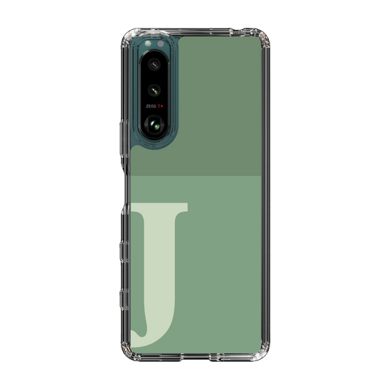 Slim Protection Case［ Original - initial two tone - J green ］