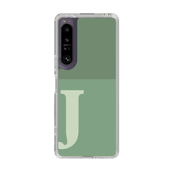 Slim Protection Case［ Original - initial two tone - J green ］